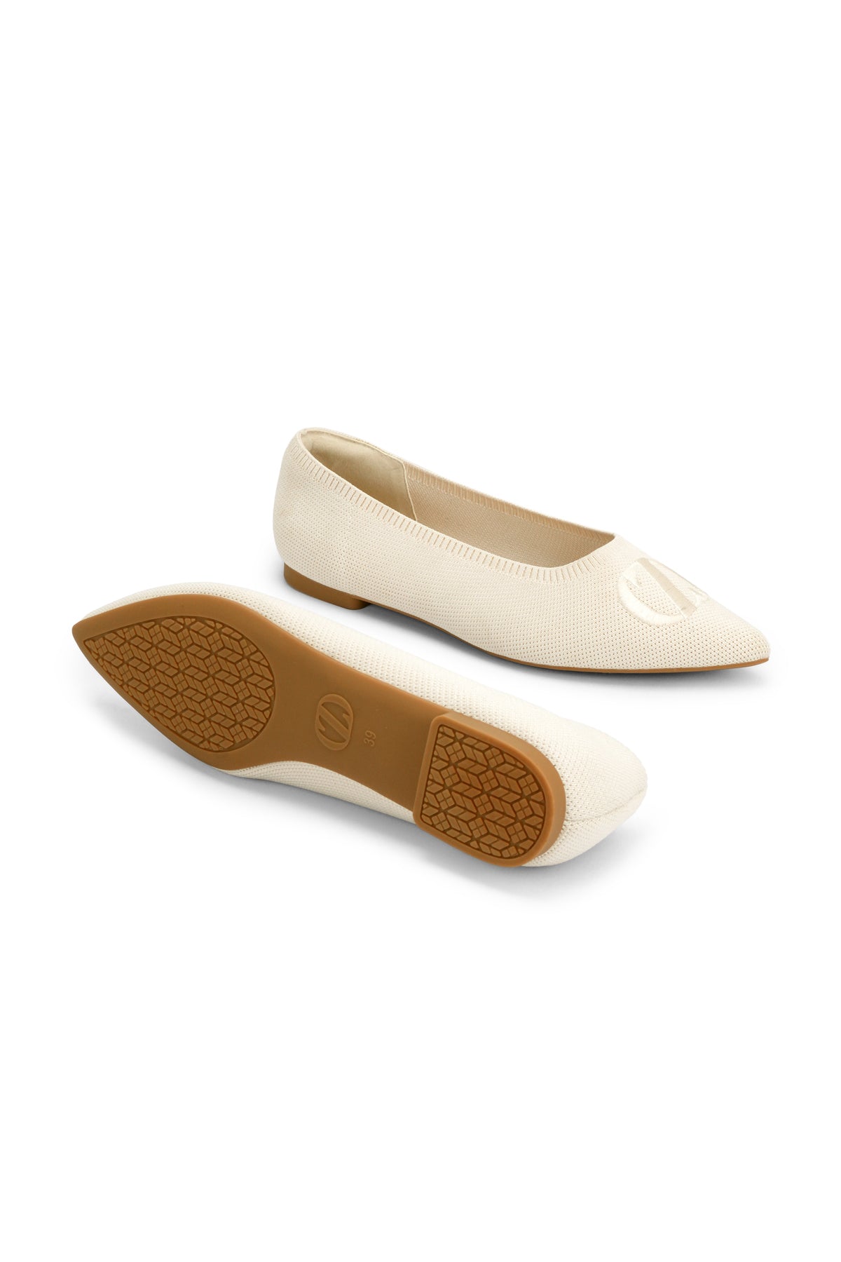 Kylie Flat Shoes - Cream