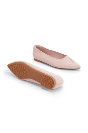 Kylie Flat Shoes - Dusty Pink