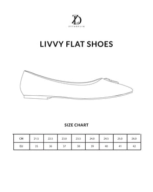 Livvy Flat Shoes - Ash Rose
