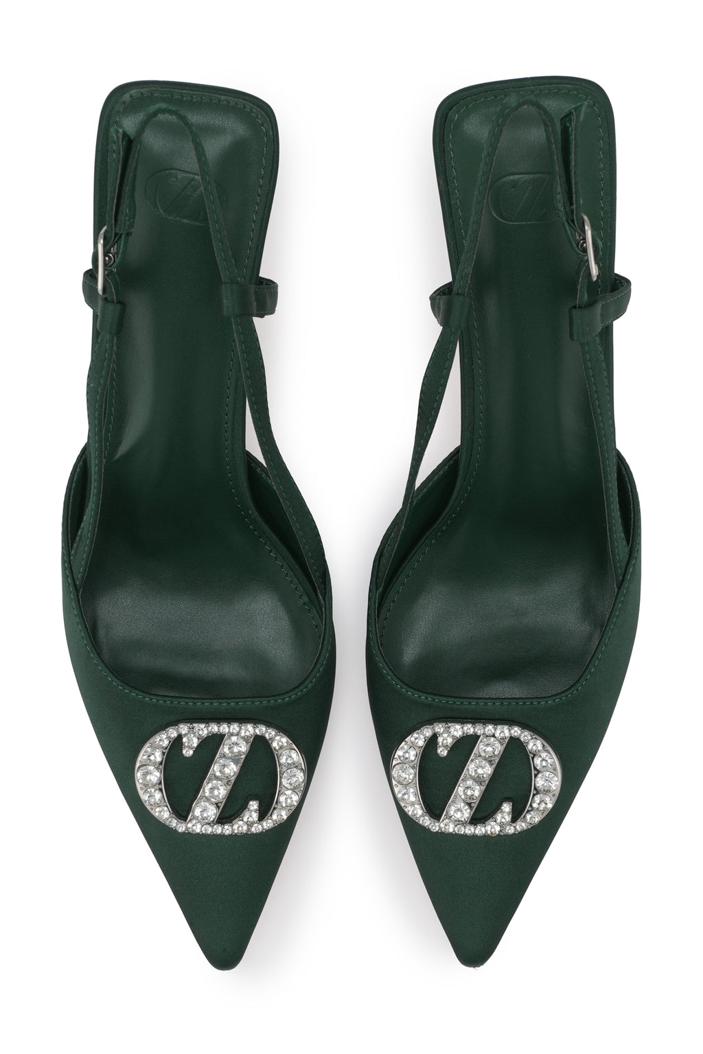 Lily Slingback Pumps - Emerald