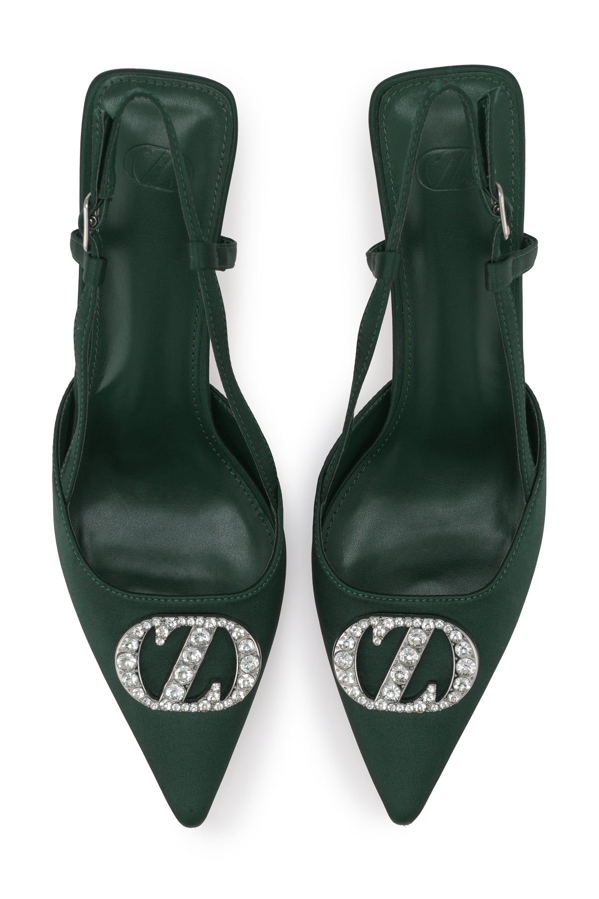 Lily Slingback Pumps - Emerald
