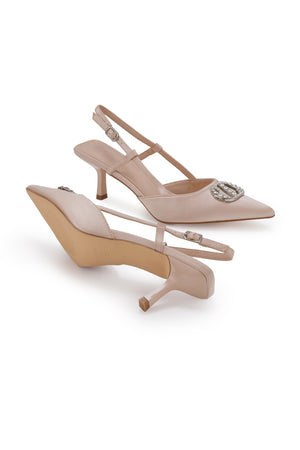 Lily Slingback Pumps - Soft Pink