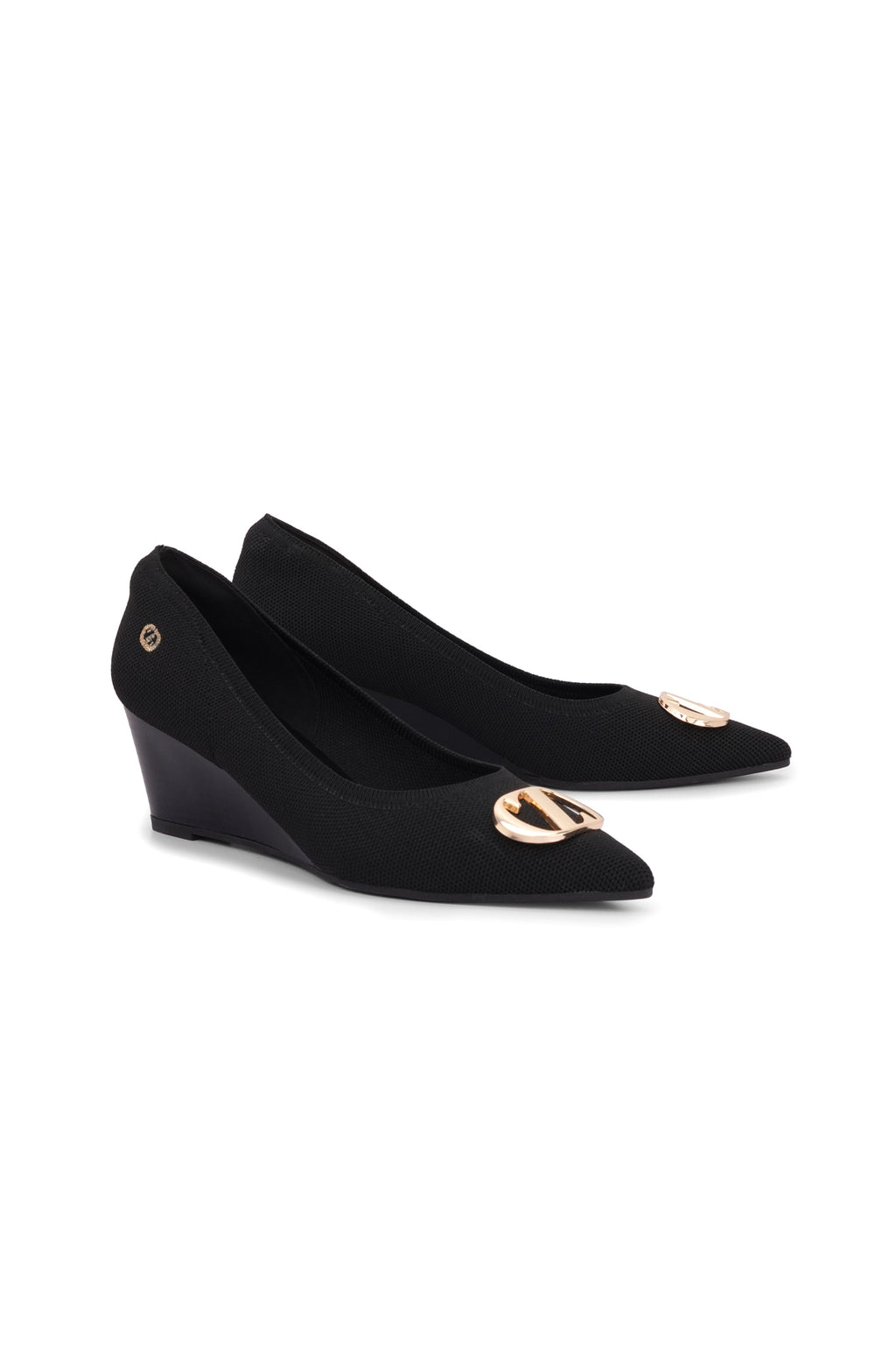 Maggie Wedges Shoes - Black