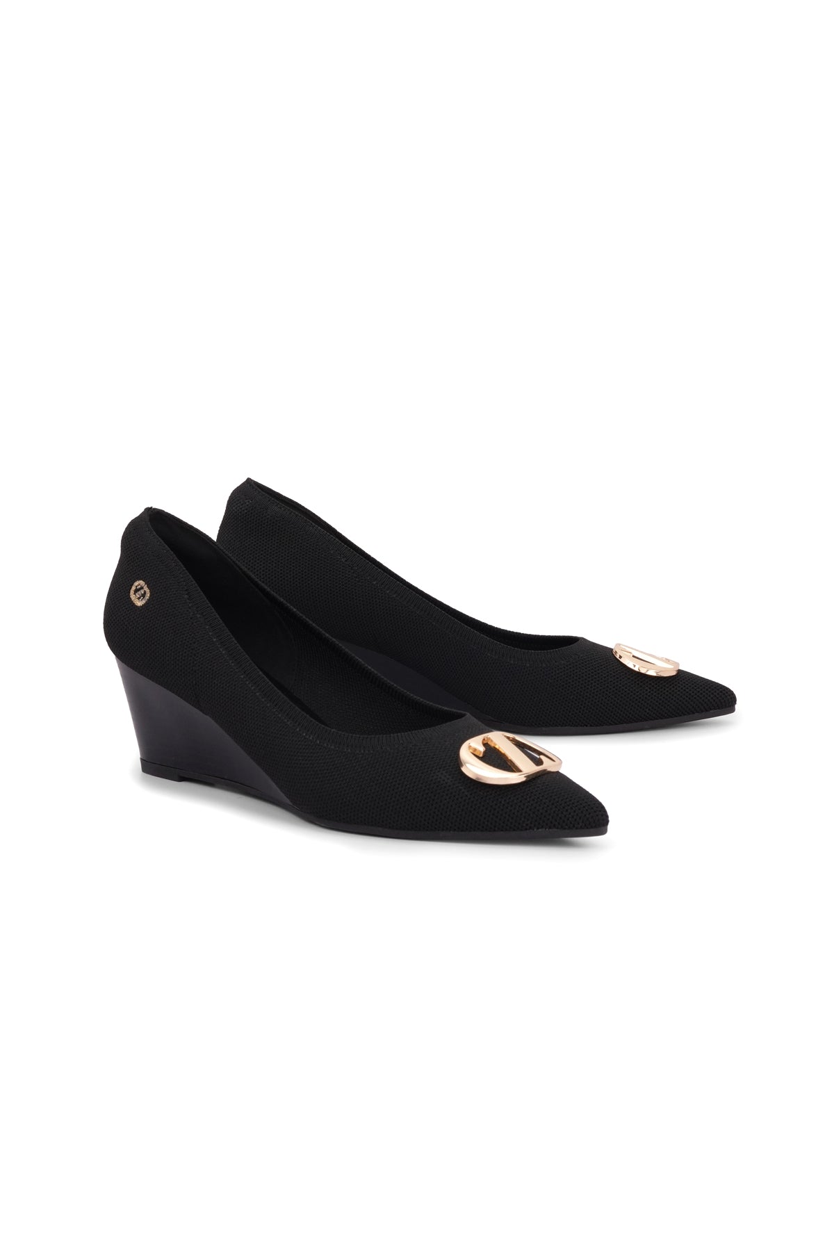 Maggie Wedges Shoes - Black
