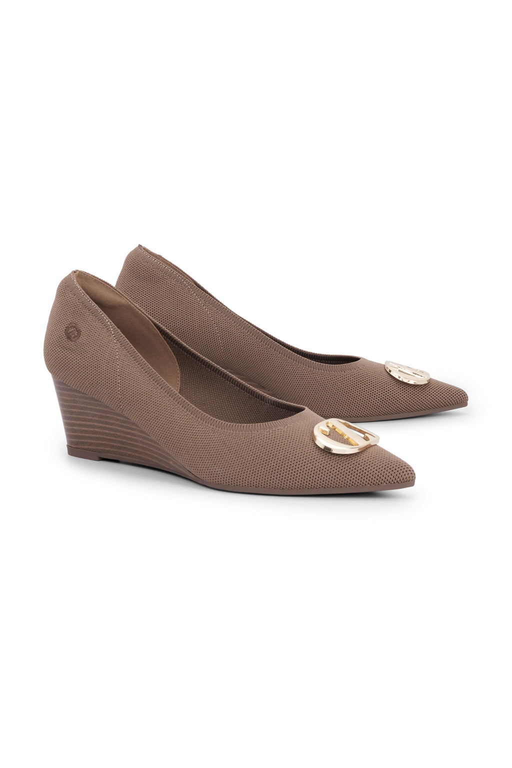 Maggie Wedges Shoes - Brown