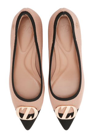 Maggie Wedges Shoes - Coffee/Black