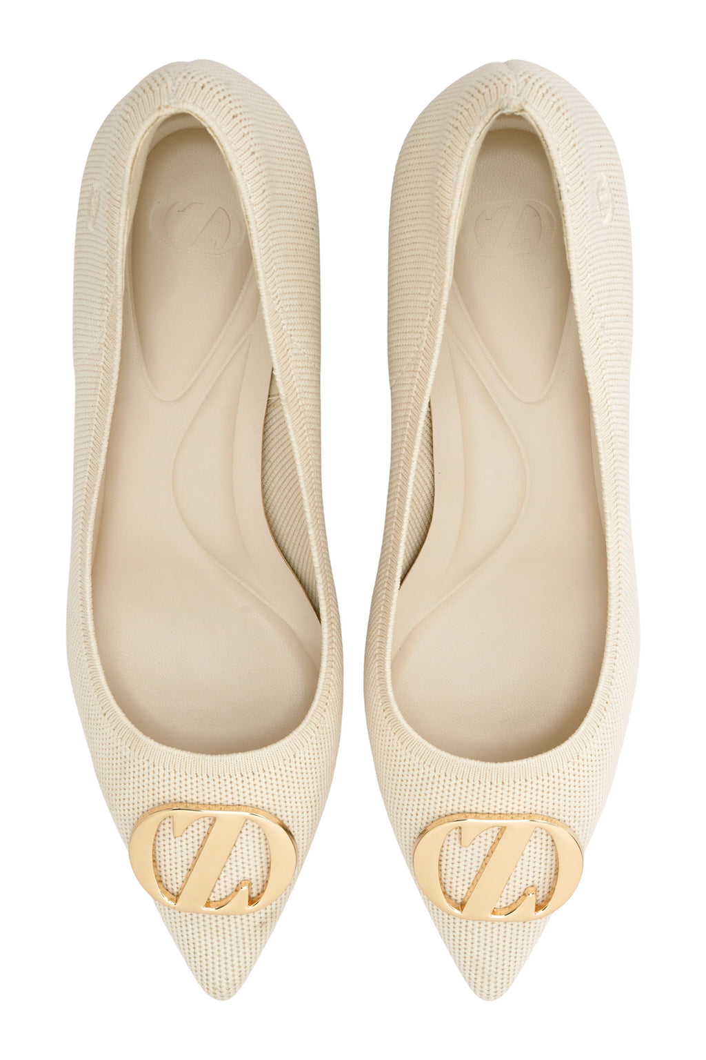 Maggie Wedges Shoes - Cream