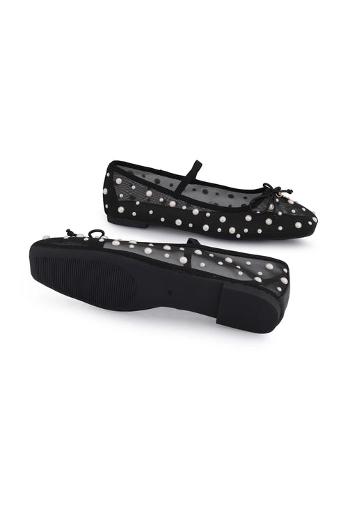 Margaret Ballet Flats - Black
