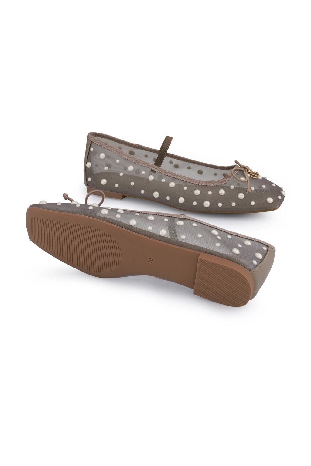 Margaret Ballet Flats - Gray