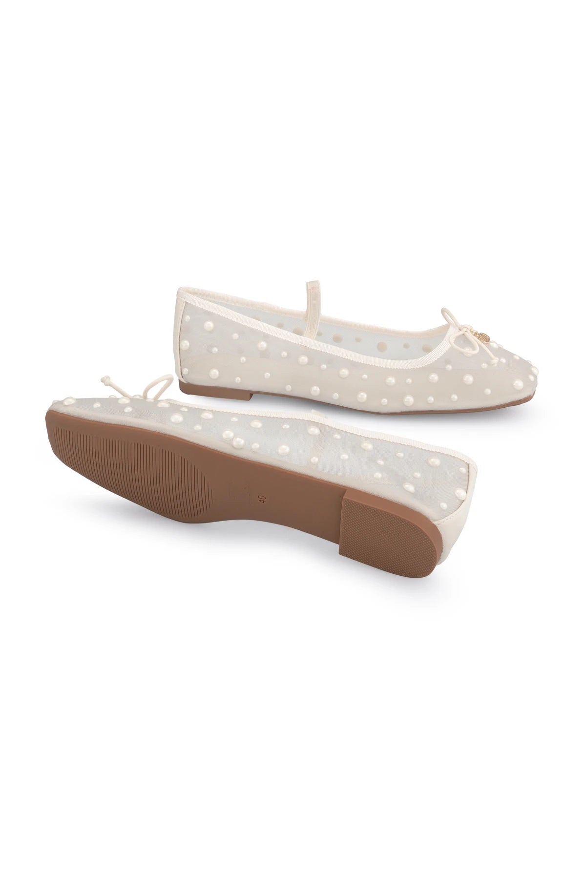 Margaret Ballet Flats - Chalk
