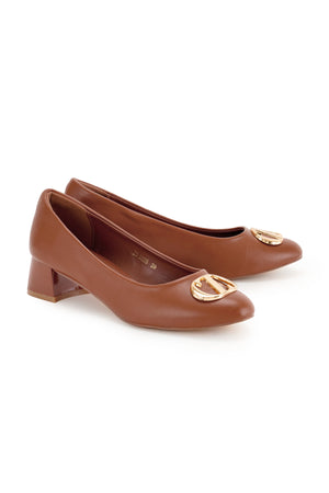 Mirabel Pump - Brown