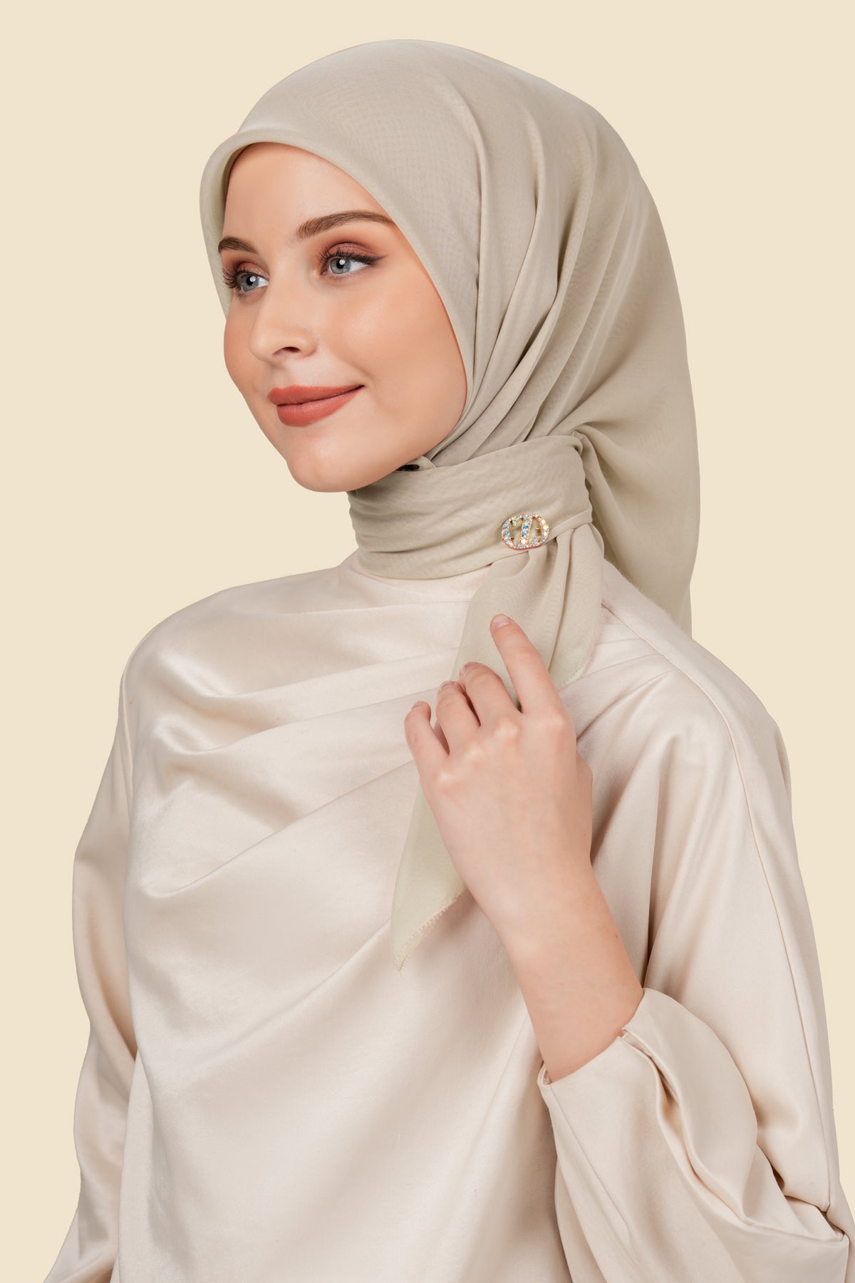 On-The-Go Scarf - Mushroom