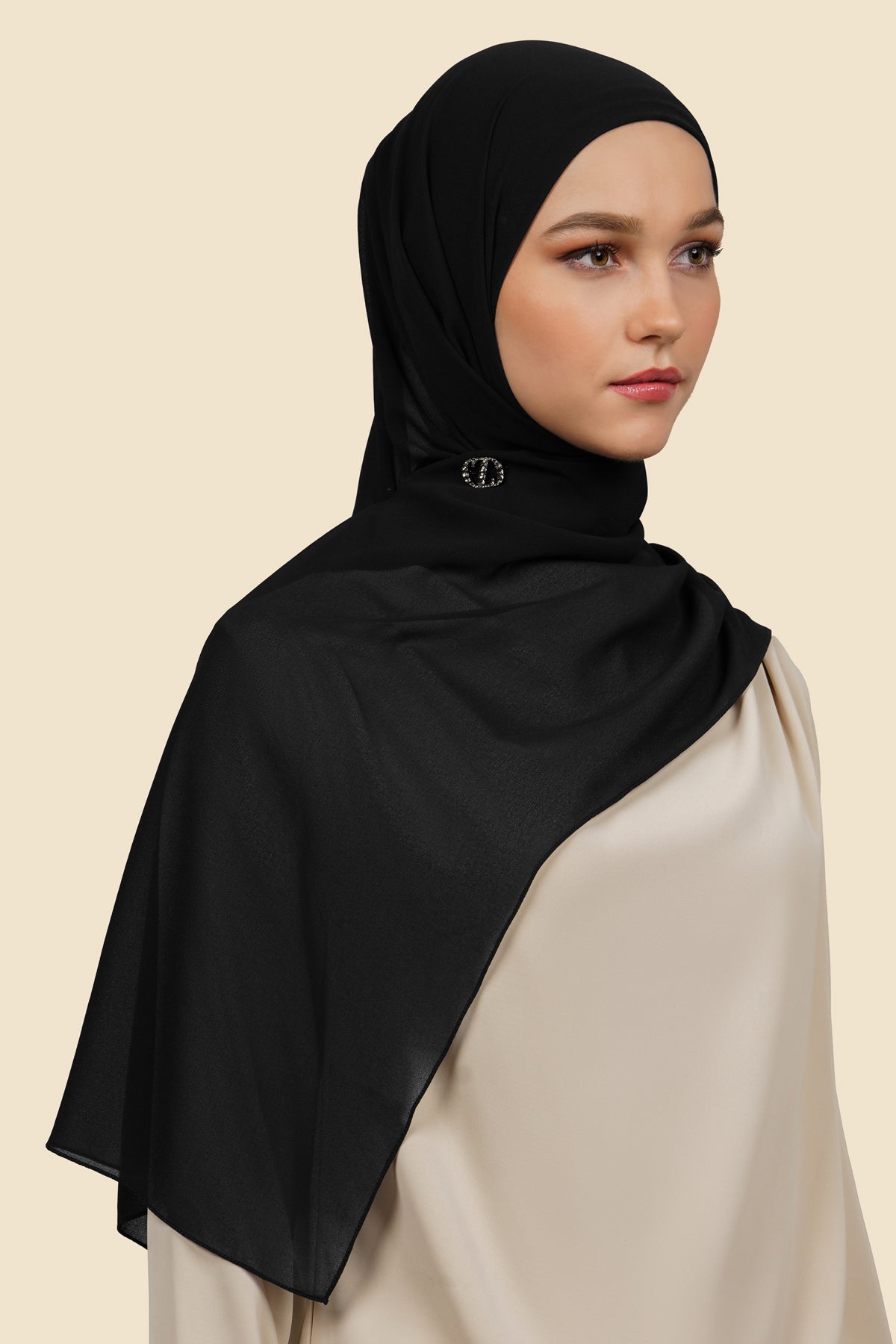 Myra Pashmina - Black