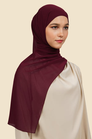Myra Pashmina - Maroon