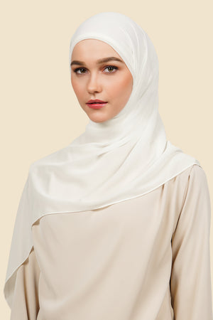 Myra Pashmina - Broken White