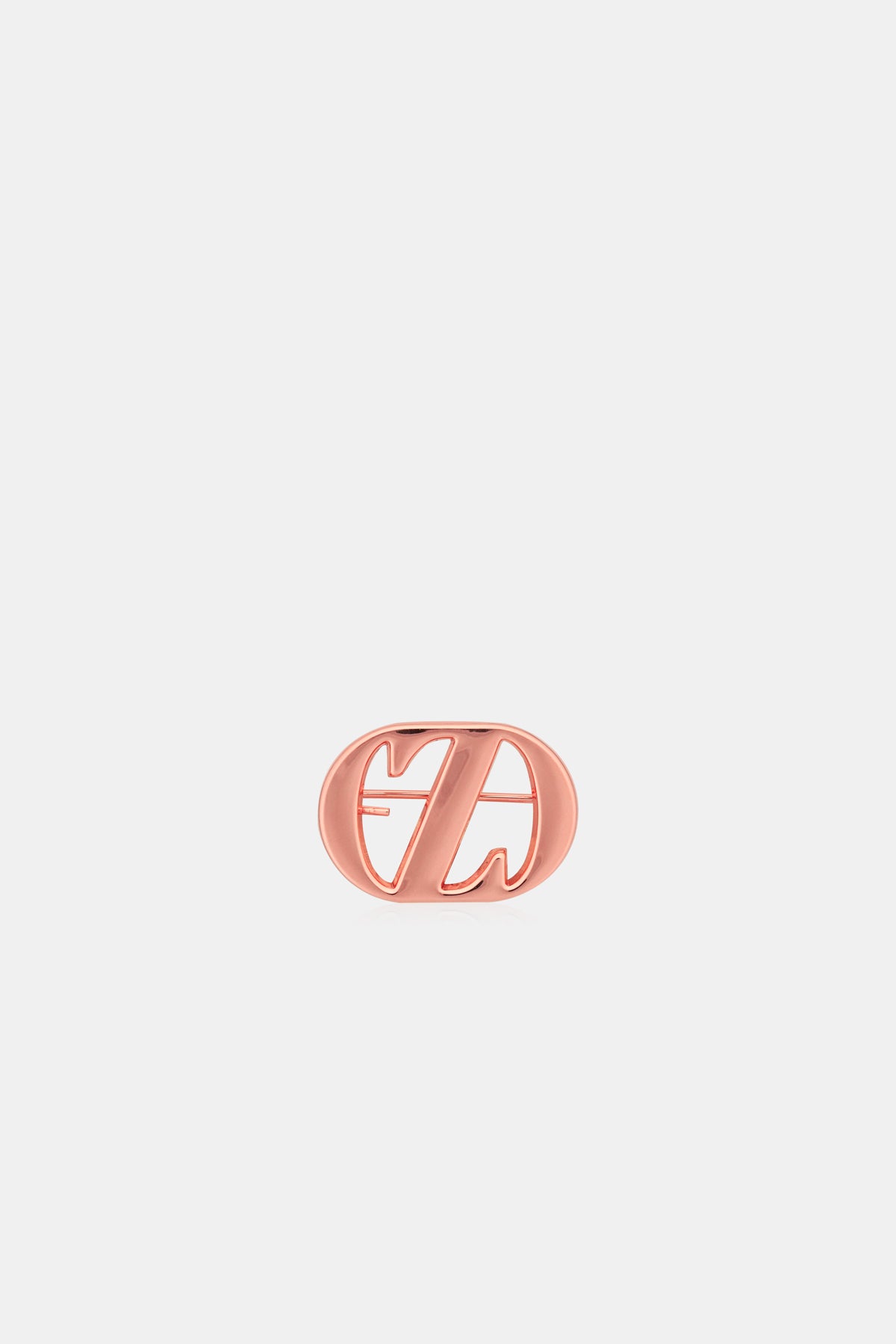 Zyta Pin Brooch - Plain Coral