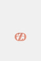 Zyta Pin Brooch - Plain Coral