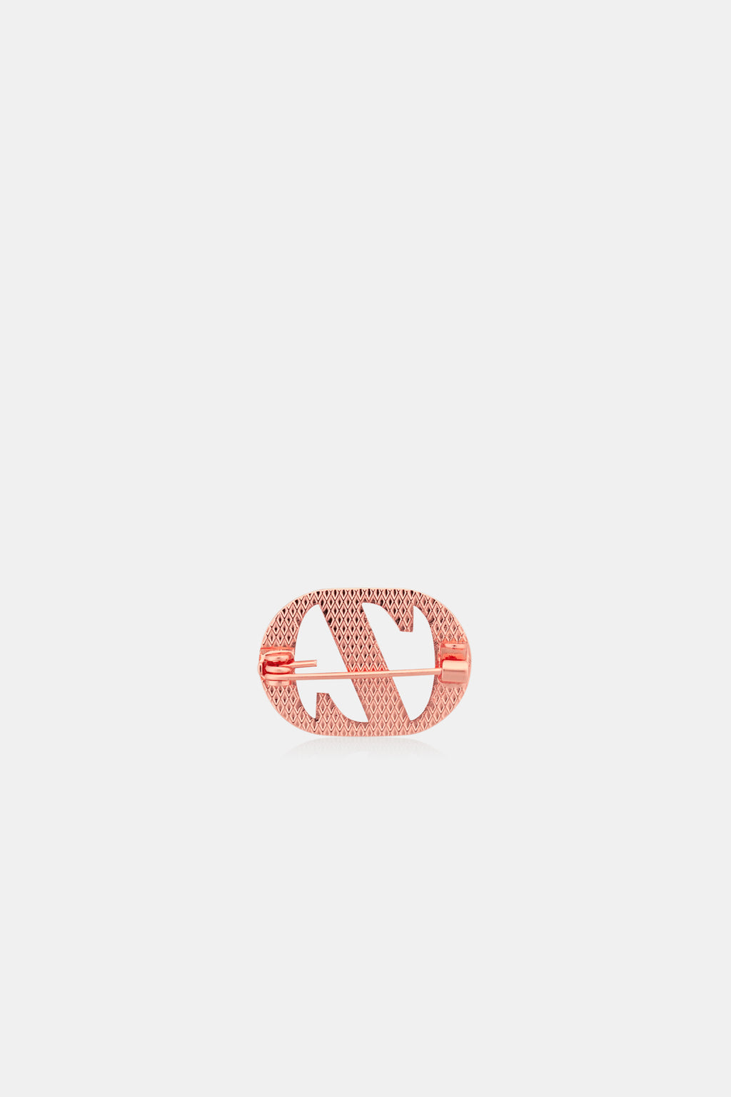 Zyta Pin Brooch - Plain Coral