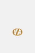 Zyta Pin Brooch - Plain Gold