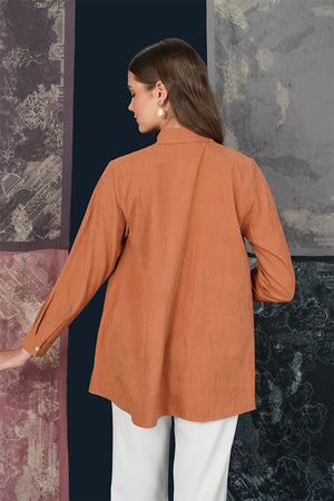 Retiro Plain Shirt - Orange