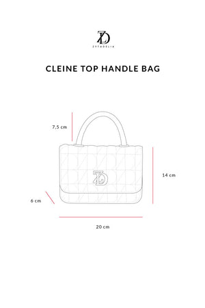 Cleine Top Handle Bag - Blush