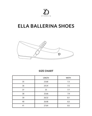 Ella Ballerina Shoes - Maroon