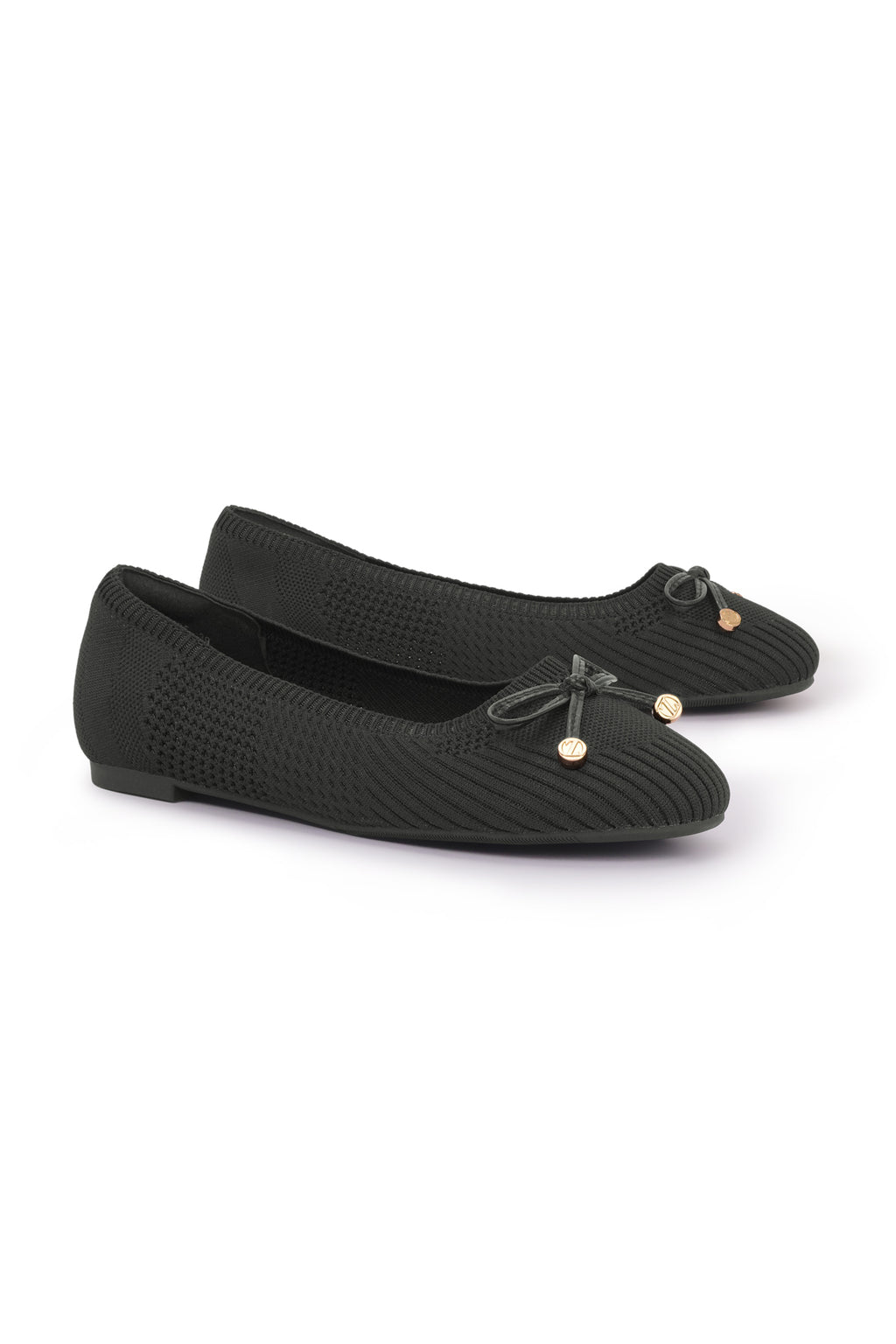 Valerina Flat Shoes - Black