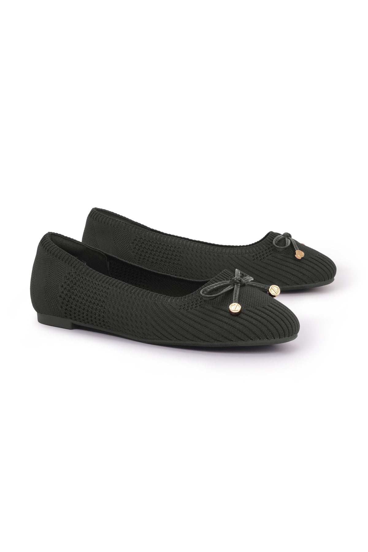 Valerina Flat Shoes - Black