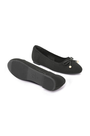 Valerina Flat Shoes - Black