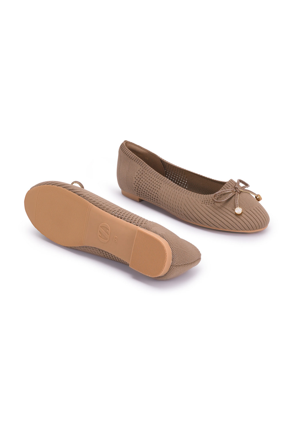 Valerina Flat Shoes - Brown