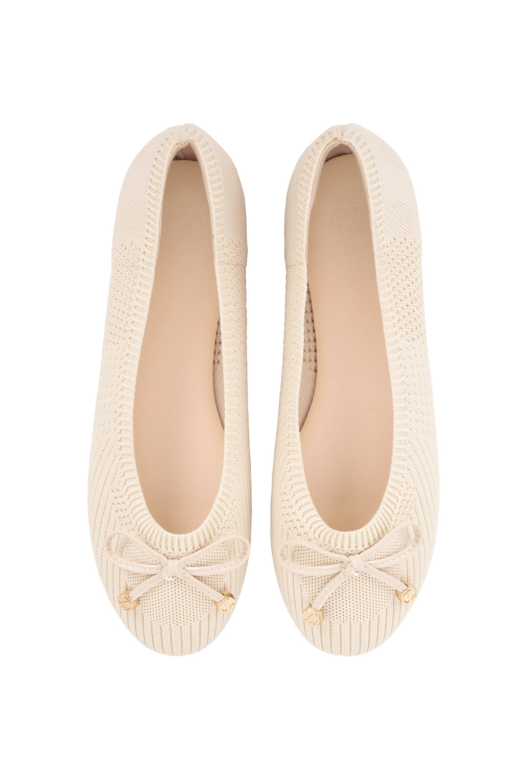 Valerina Flat Shoes - Cream