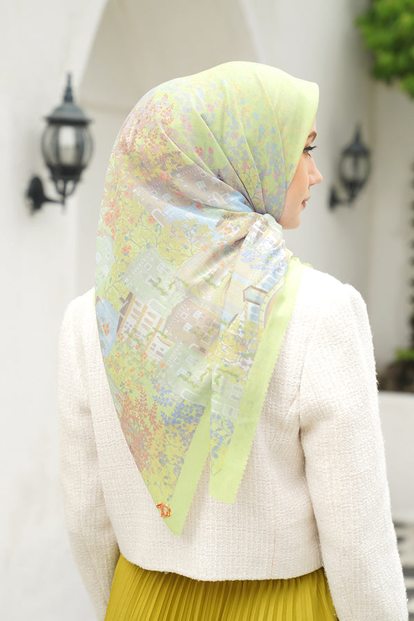 トップス Scallop embroidery scarf venica Venice Series - Egg Shel - ZYTADELIA