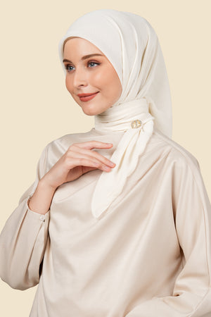 On-The-Go Scarf - White