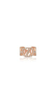 Zinitial Crystal Ring Scarf - Coral