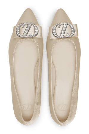 Zelia Flat Shoes - Beige