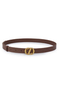 Zinitial Belt - Chocolate