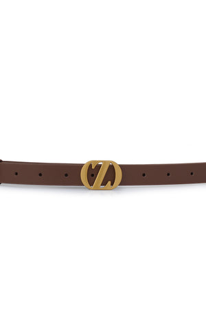 Zinitial Belt - Chocolate