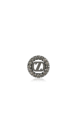 Zinitial Brooch - Black