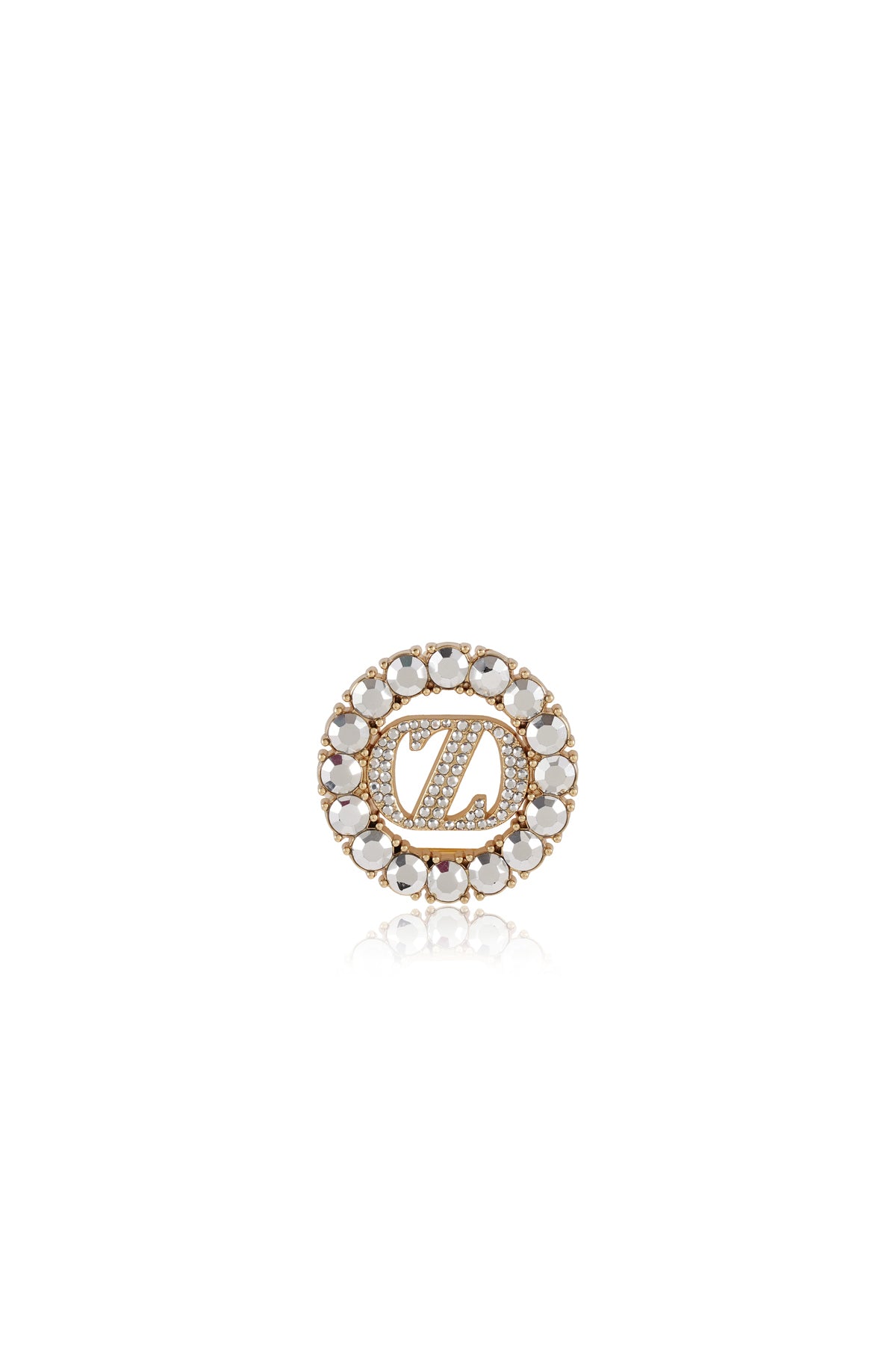 Zinitial Brooch - Gold