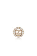 Zinitial Brooch - Gold Crystal