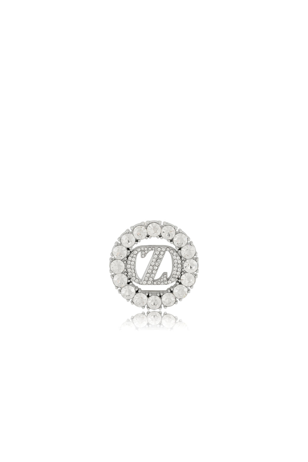 Zinitial Brooch - Silver