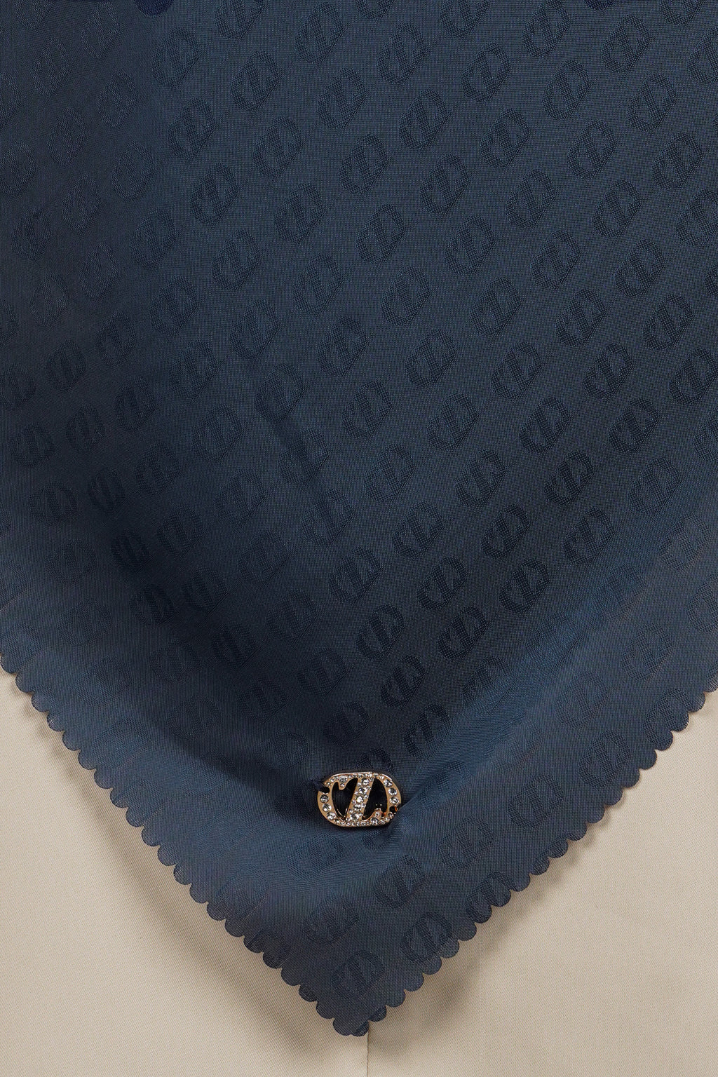 Zinitial Jacquard Scarf - Moonlit Ocean