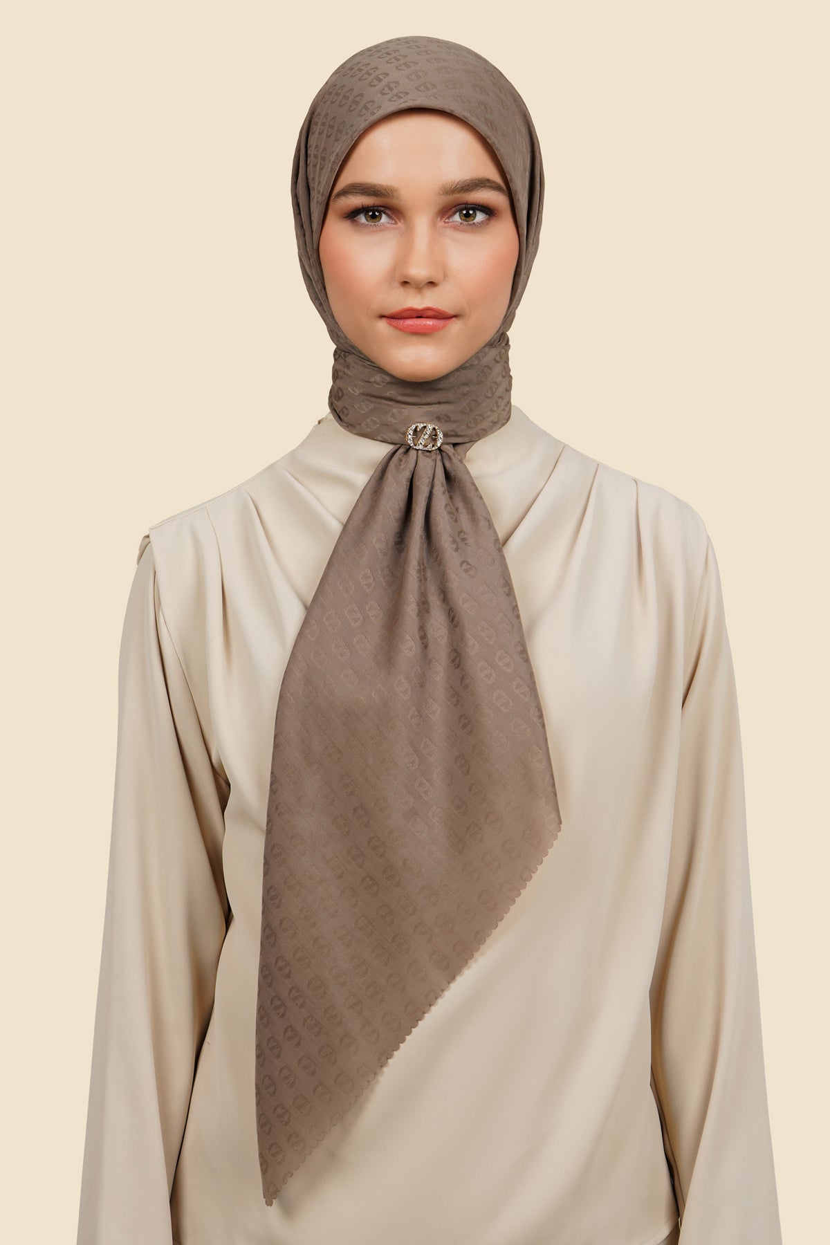 Zinitial Jacquard Scarf - Mountain Trail