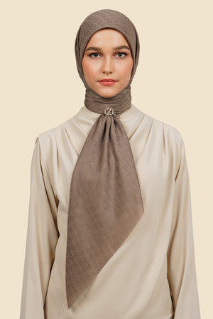 Zinitial Jacquard Scarf - Mountain Trail