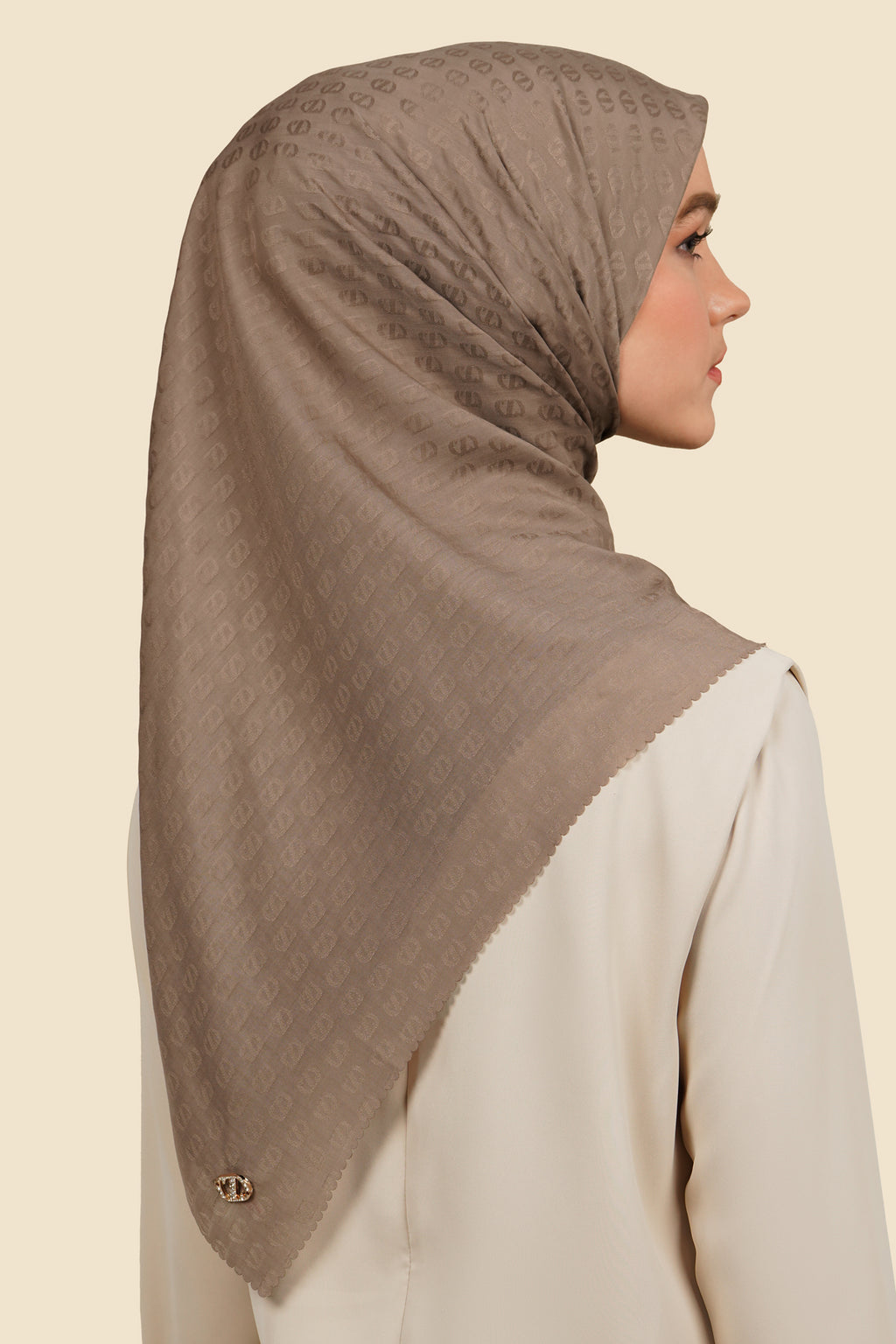 Zinitial Jacquard Scarf - Mountain Trail
