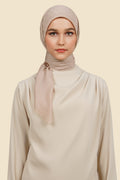 Zinitial Jacquard Scarf - Mushroom