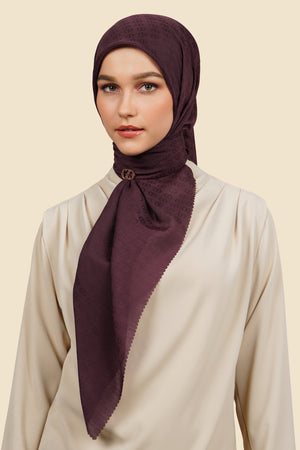 Zinitial Jacquard Scarf - Port Royale