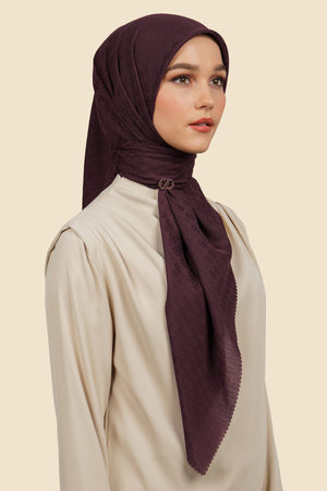 Zinitial Jacquard Scarf - Port Royale
