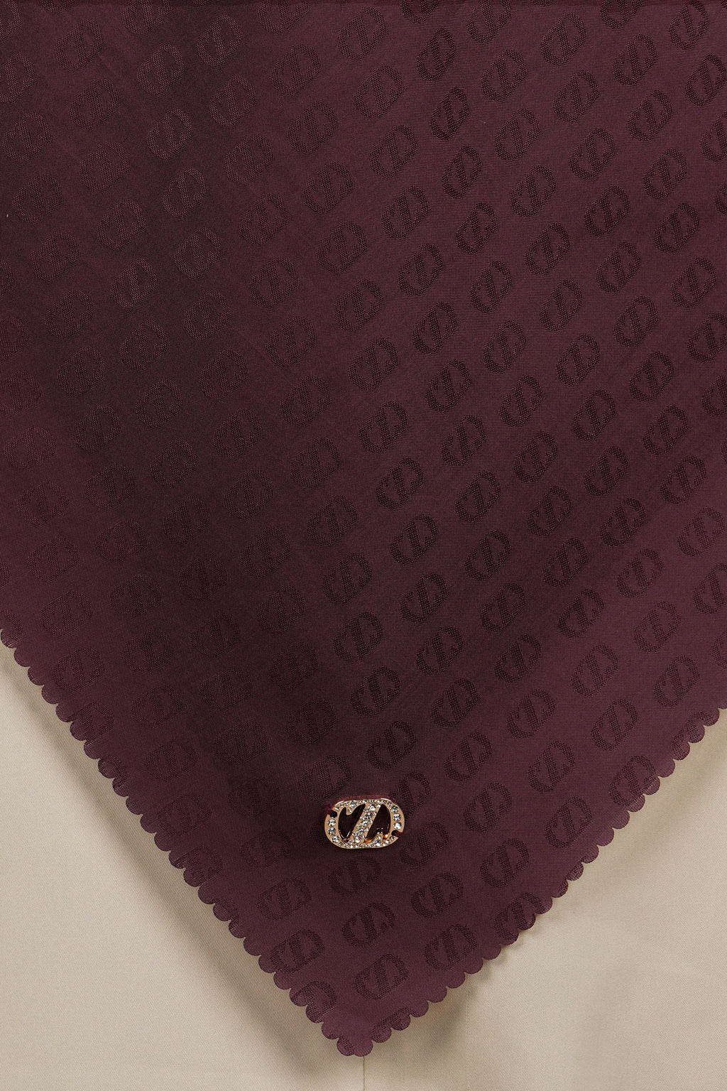 Zinitial Jacquard Scarf - Port Royale