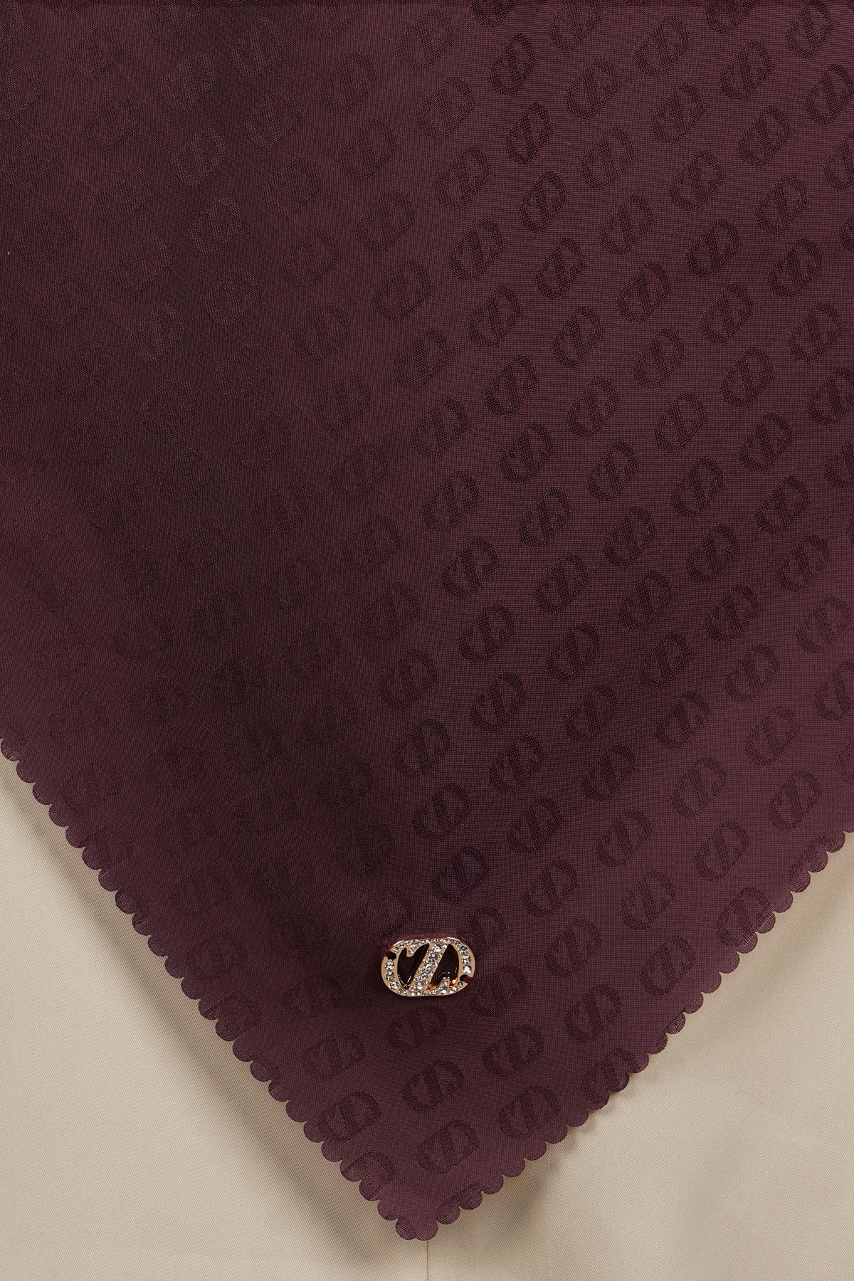 Zinitial Jacquard Scarf - Port Royale